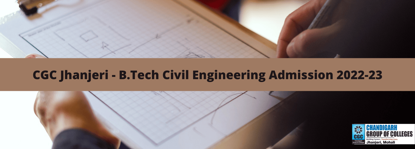  B.Tech Civil Engineering Admission at CGC Jhanjeri