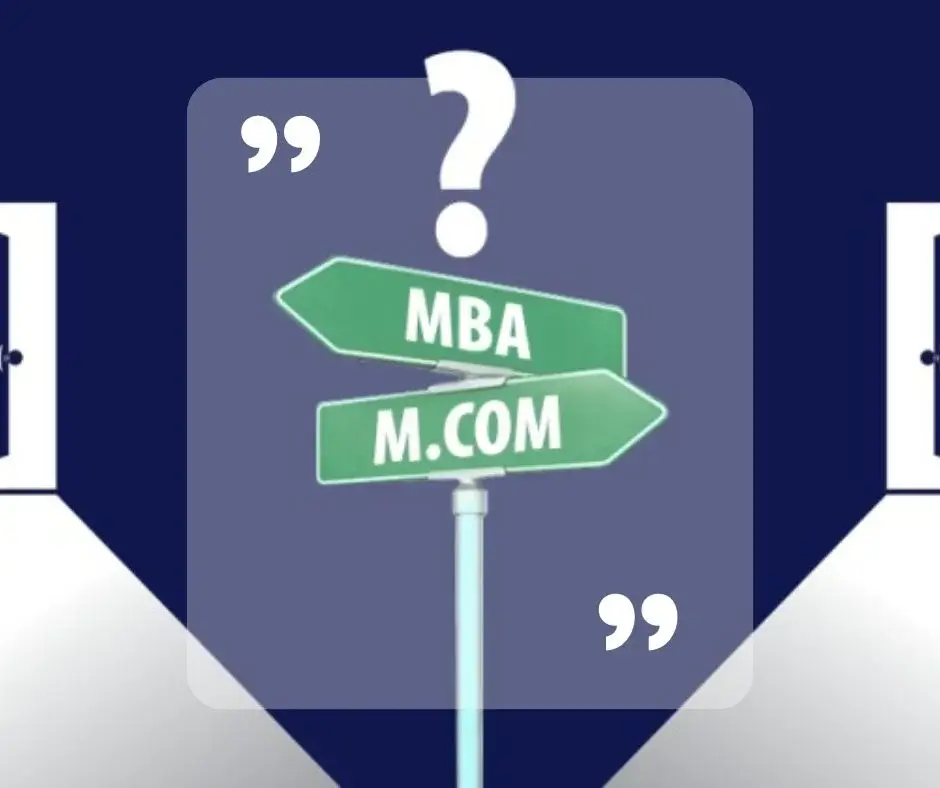 MBA VS M.COM